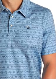 PANHANDLE SLIM SS SNAP POLO - BLUE
