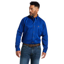 Ariat Solid Twill Clssc Ultramarine LS SHRT