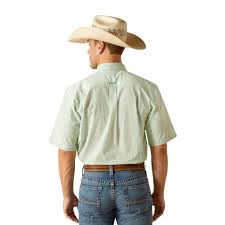 Ariat Dimitri Glass Green SS SHIRT