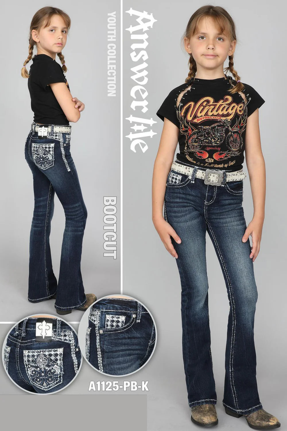 Youth Girls Answer Me Jeans