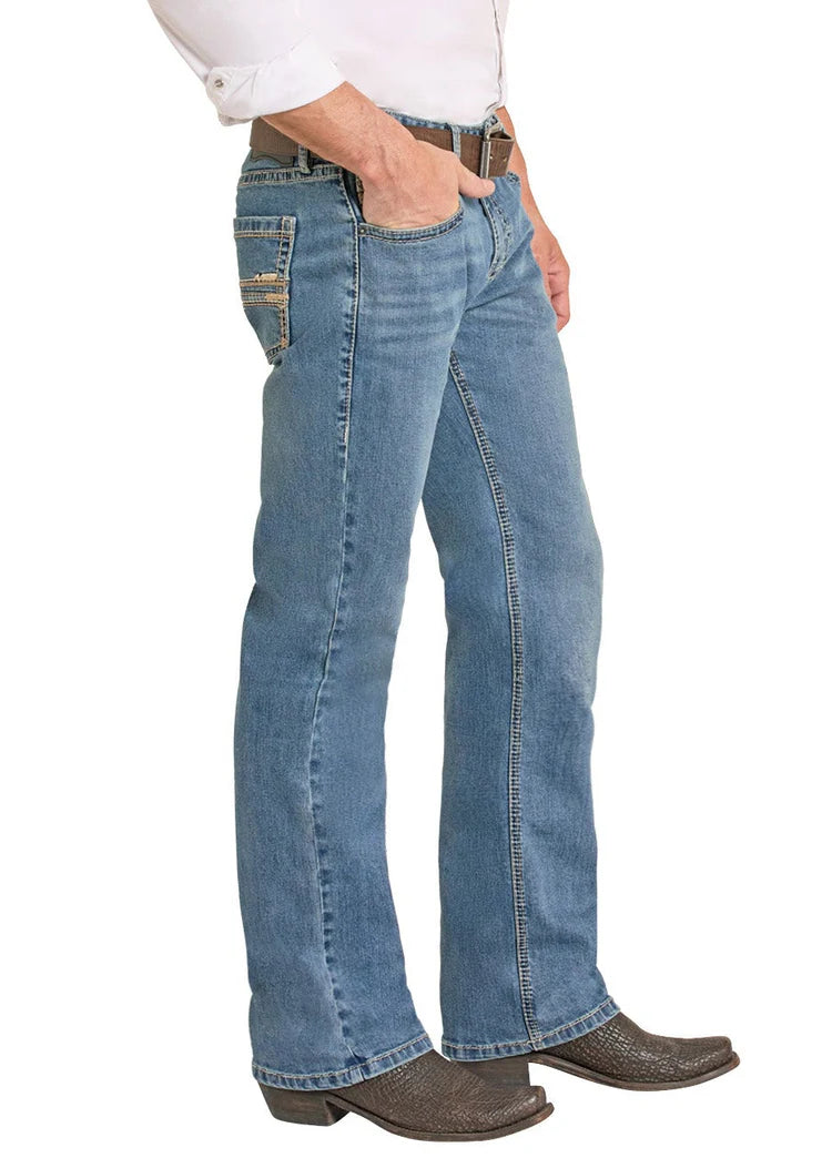 Rock&Roll Pistol Straight Boot - Light Wash Regular Fit Jeans