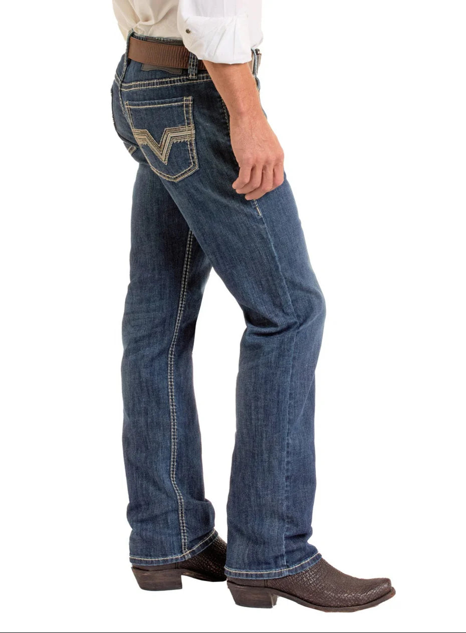 R&R Jean Zig Zag EMB Revolver Dark Vintage