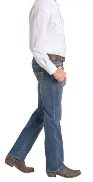 Rock & Roll Cowboy Men's Revolver Jean - Ladder