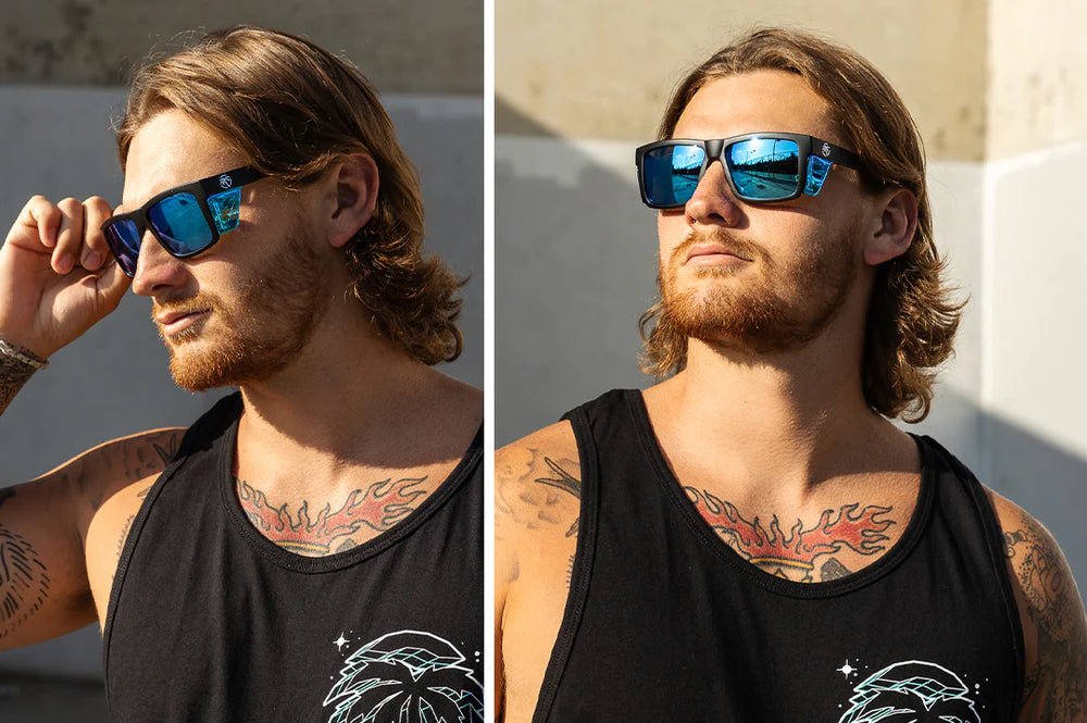 Performance Vise Sunglasses: Polarized Galaxy Z87+