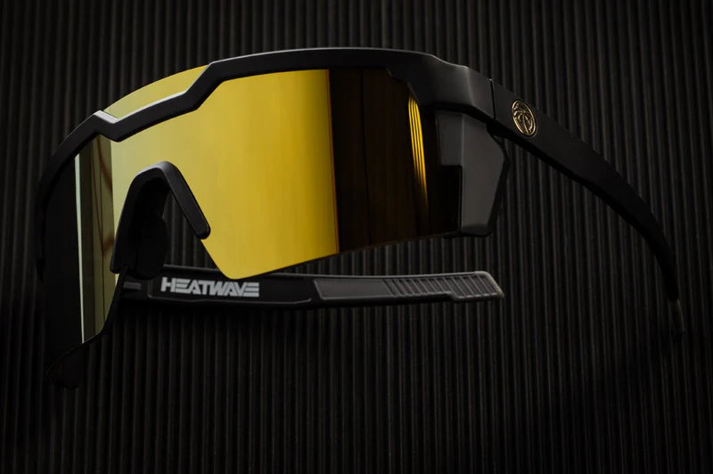 HeatWave Future Tech Sunglasses: Gold Rush Z87+