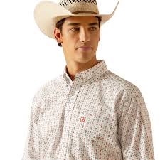 ARIAT KADE LS SHRT - WHITE