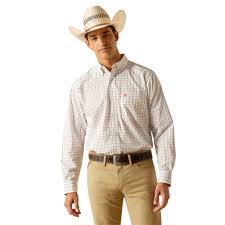 ARIAT KADE LS SHRT - WHITE