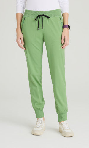 Eden 5-Pocket Mid-Rise Jogger Scrub Pant - Seasonal Colors