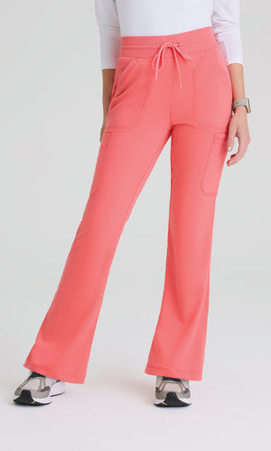 Kristi 7-Pocket Knit Waistband Fit & Flare Pant