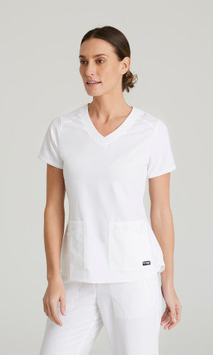 Emma 4-Pocket V-Neck Scrub Top