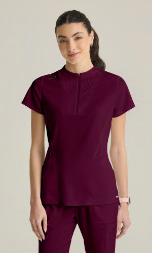 Kristi 2-Pocket Knit Collared Top