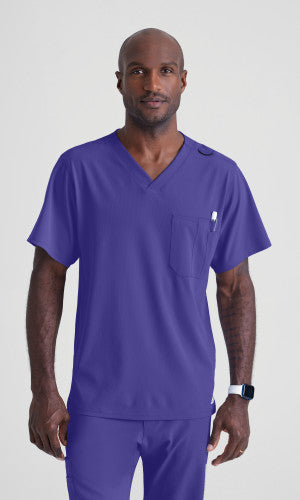 Structure 1-Pocket V-Neck Scrub Top