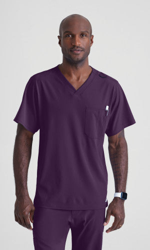 Structure 1-Pocket V-Neck Scrub Top