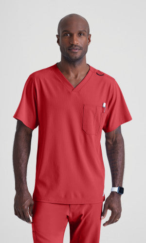 Structure 1-Pocket V-Neck Scrub Top