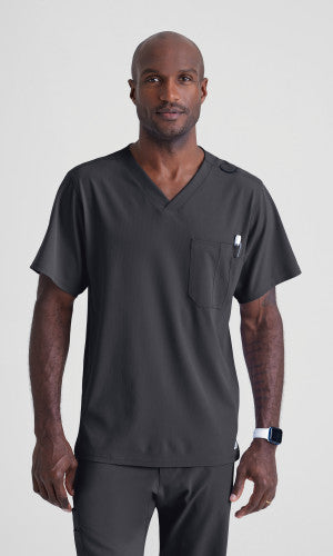 Structure 1-Pocket V-Neck Scrub Top
