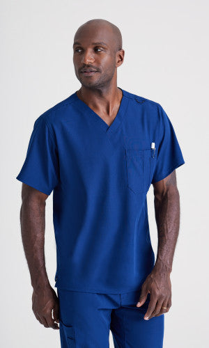 Structure 1-Pocket V-Neck Scrub Top