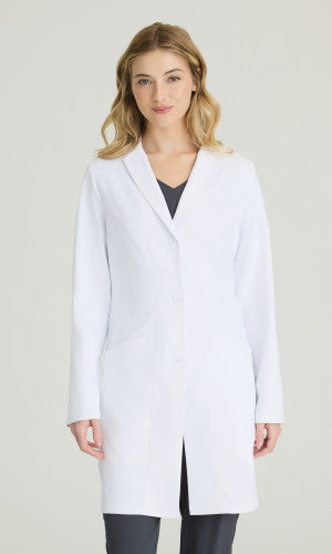 Flourish Women's 3 Pocket 36" 4-Button Lab Coat