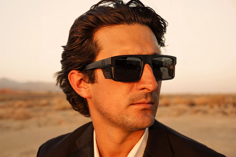 HeatWave Performance Rayth Sunglasses: Polarized Ultra Black Z87+