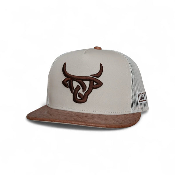 Lost Calf Ostrich Flat Cap