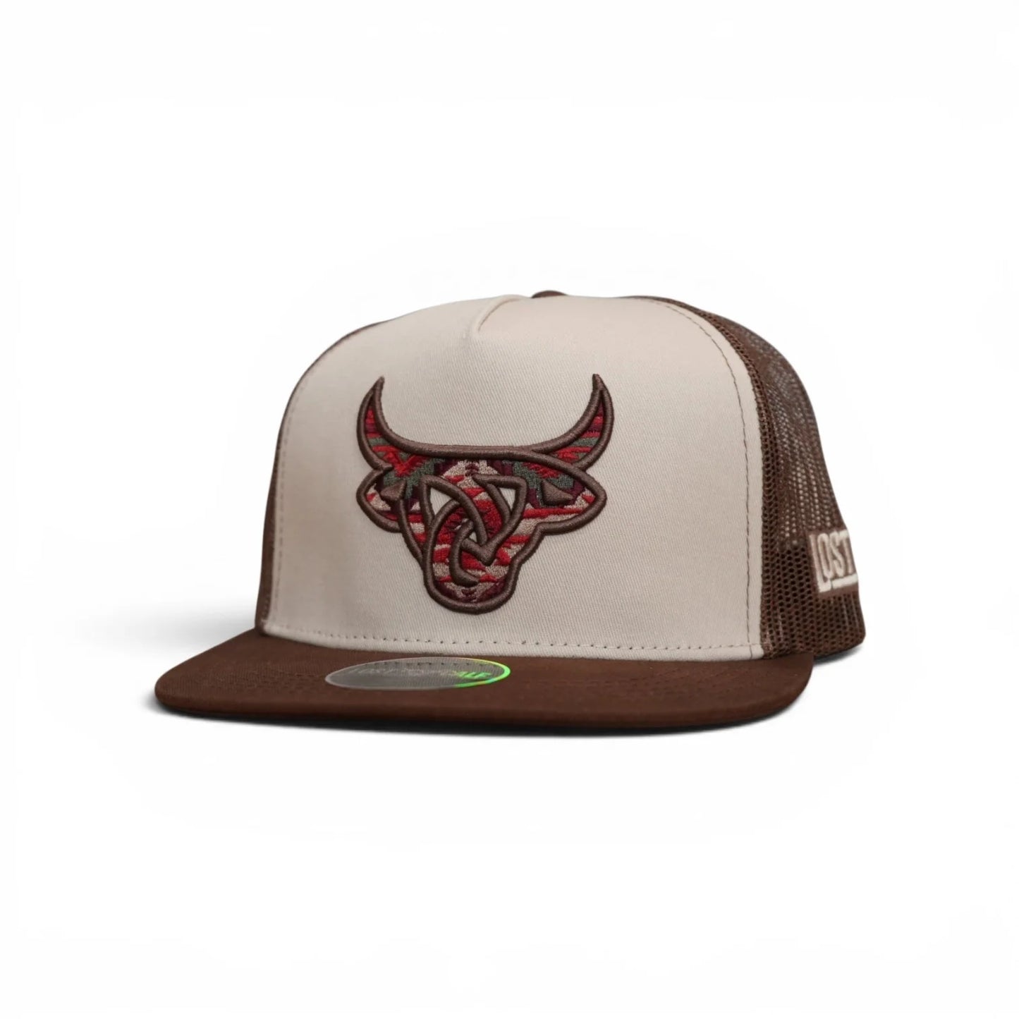 Lost Calf Frontier Flat Bill Trucker Hat