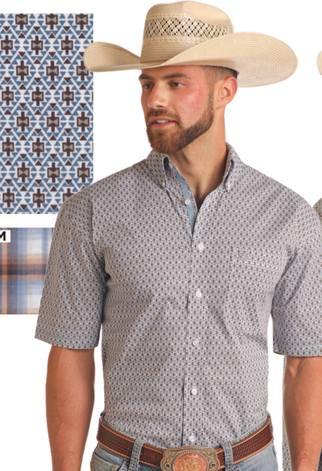 Panhandle SS Button - Blue