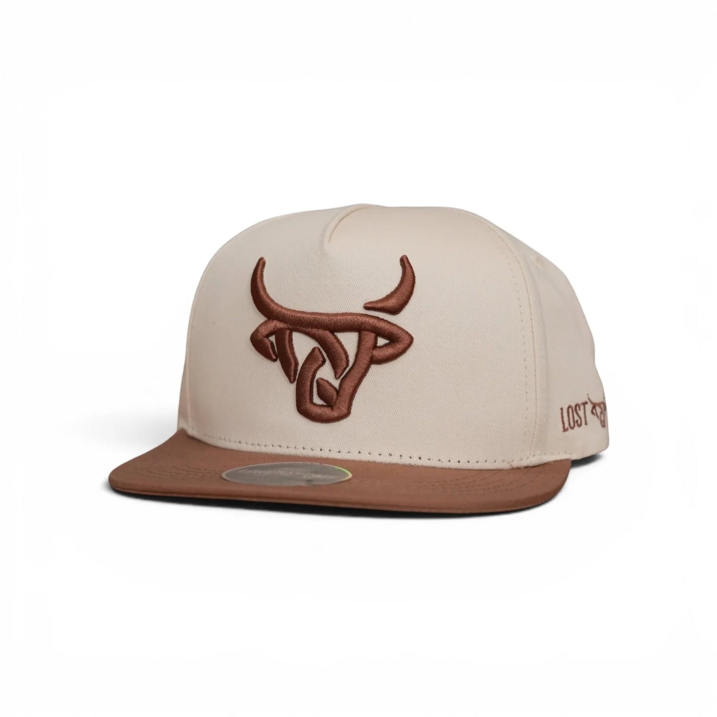 Lost Calf Adobe Flat Bill Trucker Hat