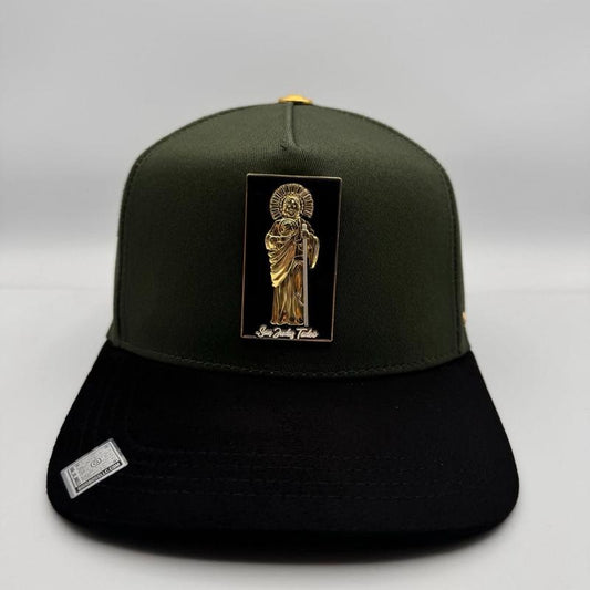 Bigg Boss San Judas Plaque Cap Army Green