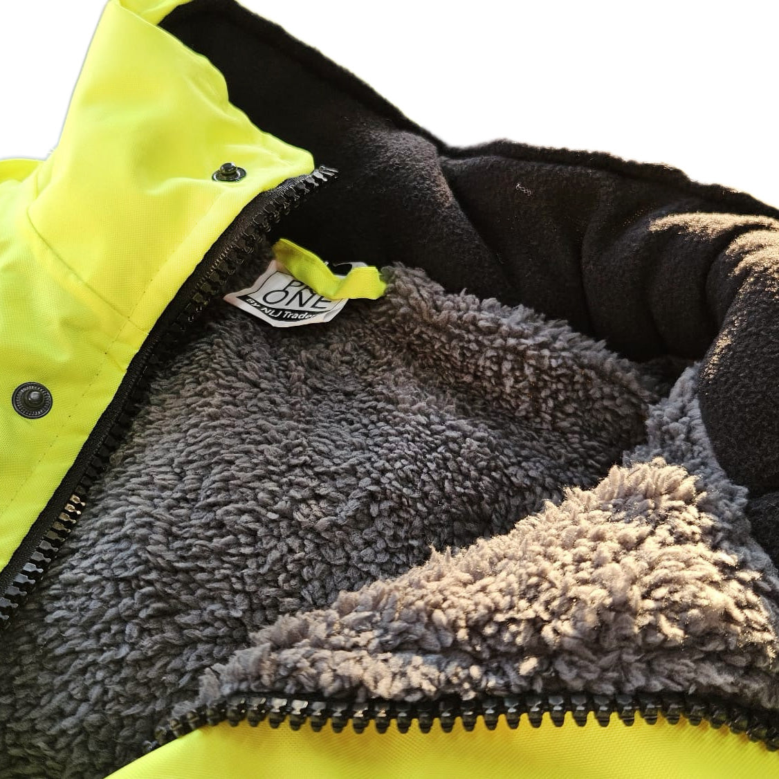 Waterproof Safety Jackets with Sherpa Linnig