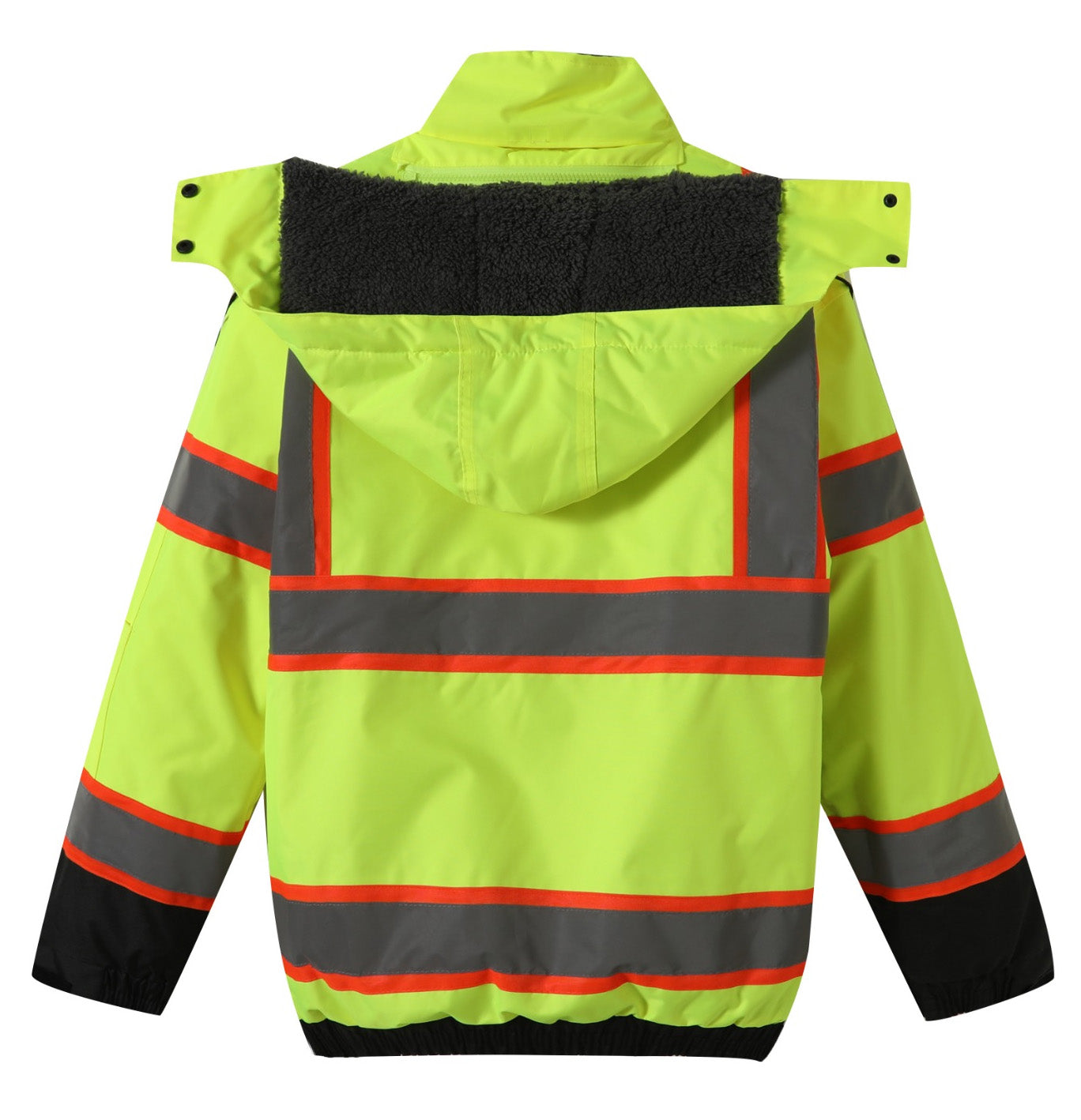 Waterproof Safety Jackets with Sherpa Linnig