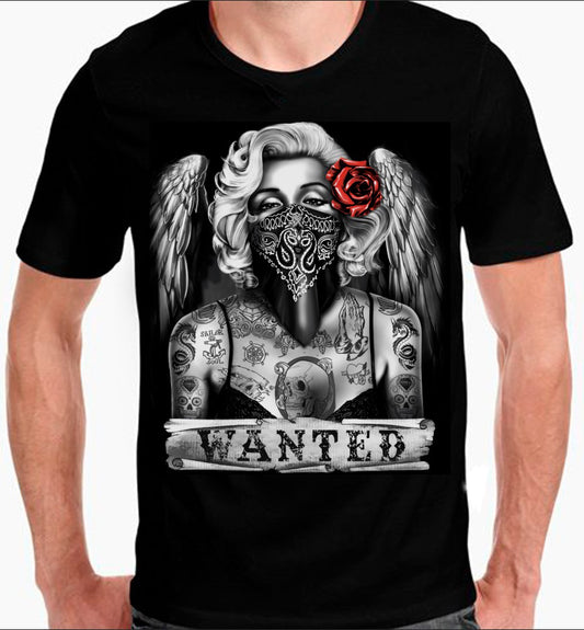 Marilyn M. Wanted Graphic T-Shirt