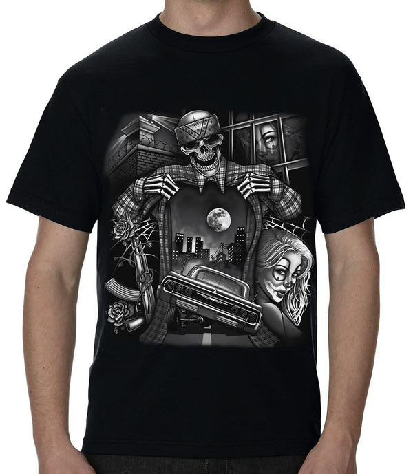 Lowrider With Car Graphic T-Shirt