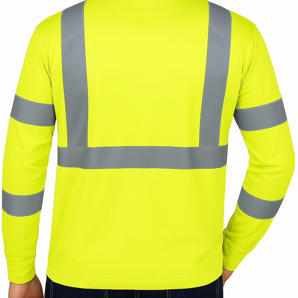 ST900  Pro One, long sleeve crew neck, high viz shirts