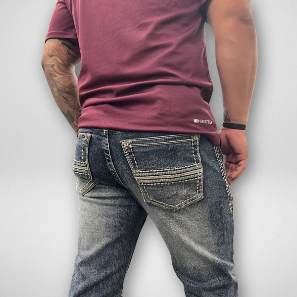 Men's Western Blue Jeans 416