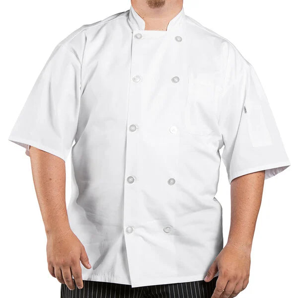 *FINAL SALE* Uncommon Short Sleeve Chef Coat with Mesh Back