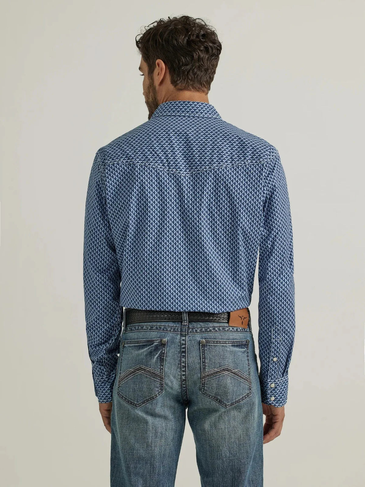 Wrangler Men's 20X Competition Advanced Comfort Long Sleeve Western Snap Shirt